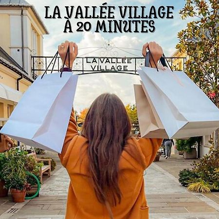 Calme Absolu, Terrasse Et Parking Entre Paris Et Disney Vaires-sur-Marne Ngoại thất bức ảnh