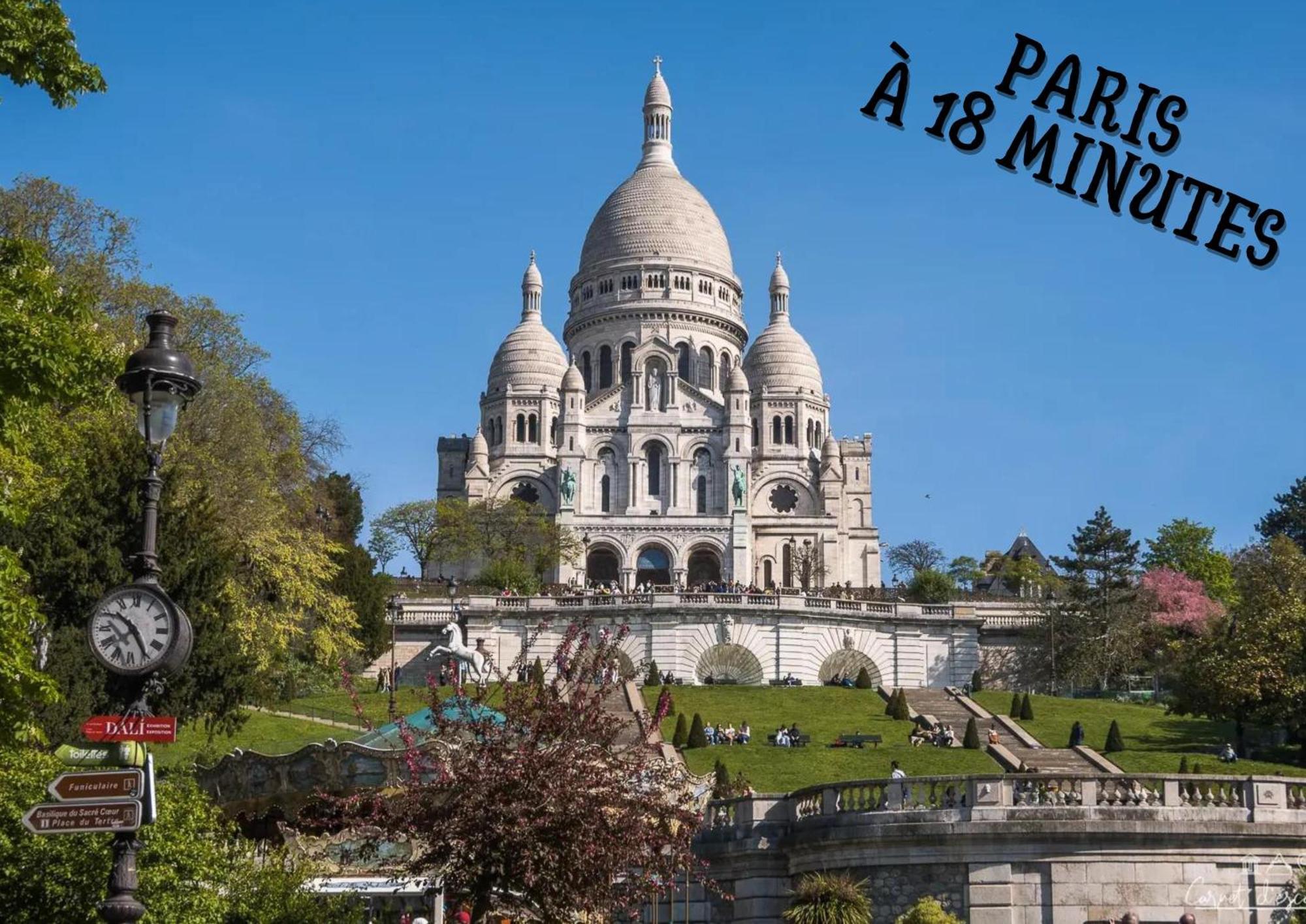 Calme Absolu, Terrasse Et Parking Entre Paris Et Disney Vaires-sur-Marne Ngoại thất bức ảnh
